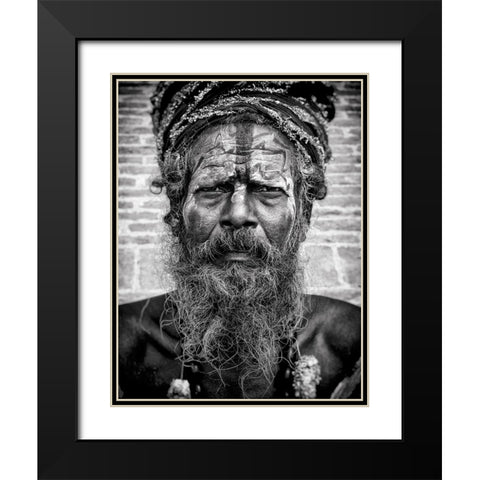 Sadhu_Dsc9091-Baw Black Modern Wood Framed Art Print with Double Matting by Molina, Elena