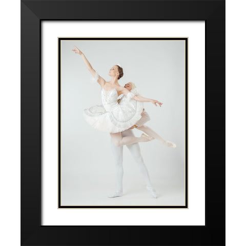 Untitled Black Modern Wood Framed Art Print with Double Matting by Smirnov, Sergei