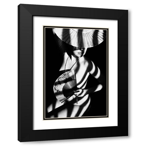 Untitled Black Modern Wood Framed Art Print with Double Matting by Faletkin, Mikhail