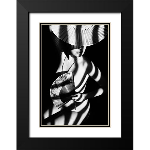 Untitled Black Modern Wood Framed Art Print with Double Matting by Faletkin, Mikhail