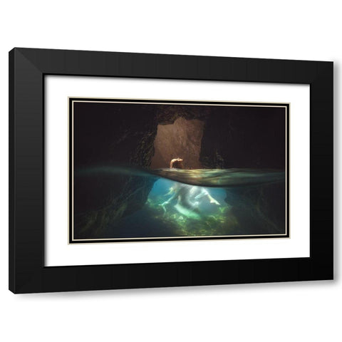 Atlantis Fairy Tale (Part 4) Black Modern Wood Framed Art Print with Double Matting by Lazzarotti, Paolo
