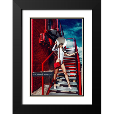 Rednwhite Black Modern Wood Framed Art Print with Double Matting by Bolgov, Ruslan