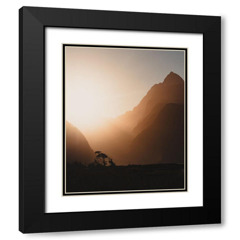 Rage, Rage Against The Dying Of The Light. Black Modern Wood Framed Art Print with Double Matting by Regius Polgar, Zoltan