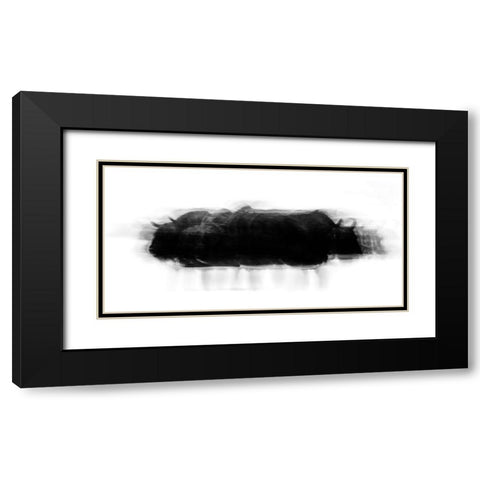 Where Now Black Modern Wood Framed Art Print with Double Matting by Golob, Gorazd