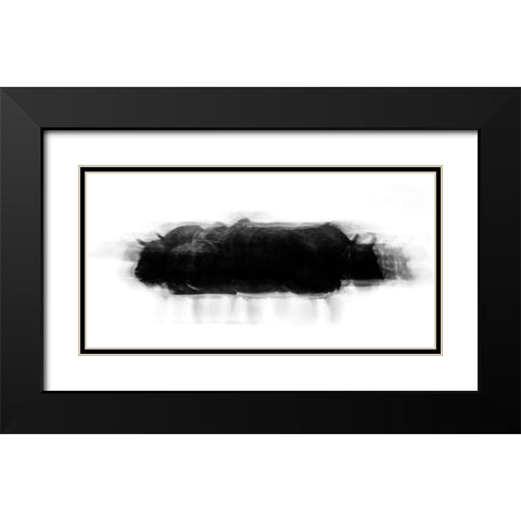 Where Now Black Modern Wood Framed Art Print with Double Matting by Golob, Gorazd