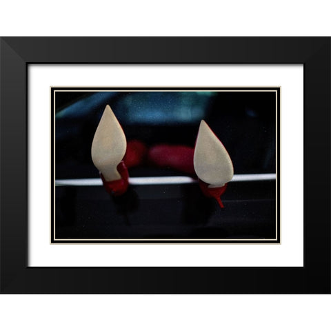 45285 Black Modern Wood Framed Art Print with Double Matting by Schottstaedt, Erik