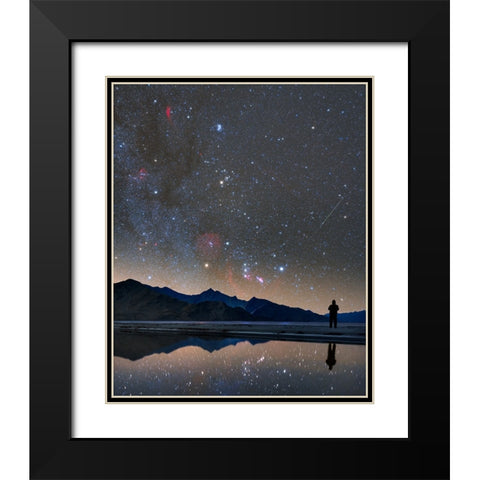 Winter is coming... Black Modern Wood Framed Art Print with Double Matting by Chander, Vikas
