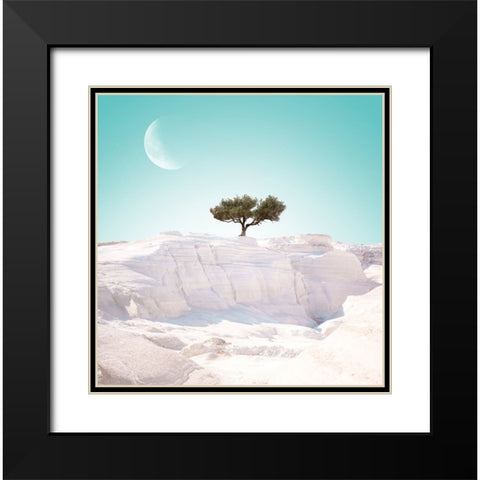 Alien Island. part 4 Black Modern Wood Framed Art Print with Double Matting by Frey, Eva