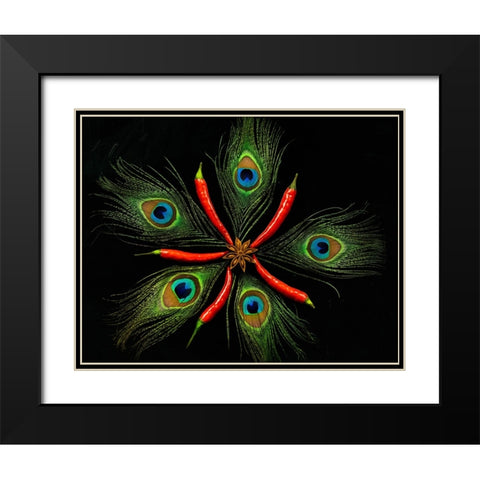 Red dwarf Black Modern Wood Framed Art Print with Double Matting by Mendoza, Danny