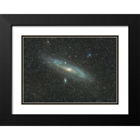 Andromede Black Modern Wood Framed Art Print with Double Matting by Artemoff, Pierre