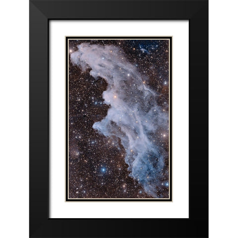 The Witch Head Nebula Black Modern Wood Framed Art Print with Double Matting by Chander, Vikas