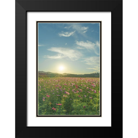 its like a dream Black Modern Wood Framed Art Print with Double Matting by Yano, Masahiro