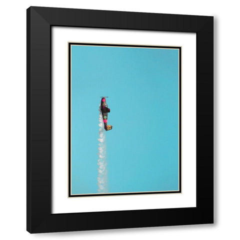 DonAat press that butttooooooo.... Black Modern Wood Framed Art Print with Double Matting by Cederberg, Marcus