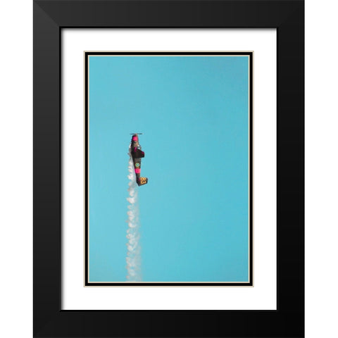 DonAat press that butttooooooo.... Black Modern Wood Framed Art Print with Double Matting by Cederberg, Marcus