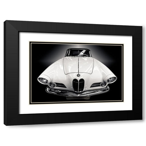 The Cabriolet Black Modern Wood Framed Art Print with Double Matting by Weber, Roland
