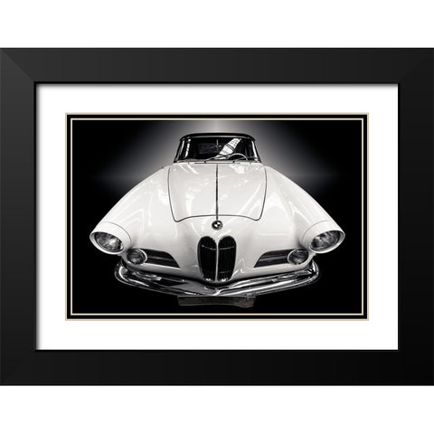 The Cabriolet Black Modern Wood Framed Art Print with Double Matting by Weber, Roland