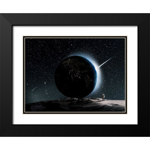 CÂ…Sc‰‡AcÂŽAœDcƒ Black Modern Wood Framed Art Print with Double Matting by CVV