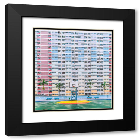 Qrainbowq Estate Black Modern Wood Framed Art Print with Double Matting by Xiaobei, Han