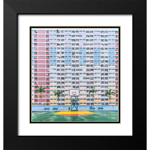 Qrainbowq Estate Black Modern Wood Framed Art Print with Double Matting by Xiaobei, Han