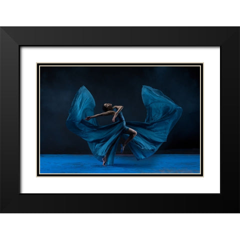 Butterfly Wardrobe Black Modern Wood Framed Art Print with Double Matting by Suhardjo, Lisdiyanto