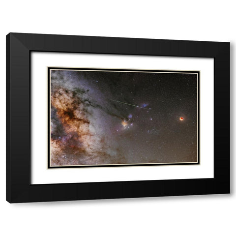 A Little Surprise Black Modern Wood Framed Art Print with Double Matting by Ionut Dascalu, Andrei