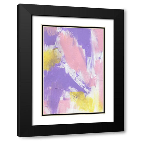 Color Bomb Black Modern Wood Framed Art Print with Double Matting by Uplusmestudio