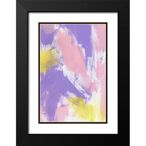 Color Bomb Black Modern Wood Framed Art Print with Double Matting by Uplusmestudio