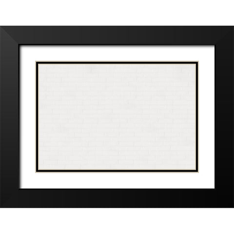 Texture 68 Black Modern Wood Framed Art Print with Double Matting by 1x Studio III