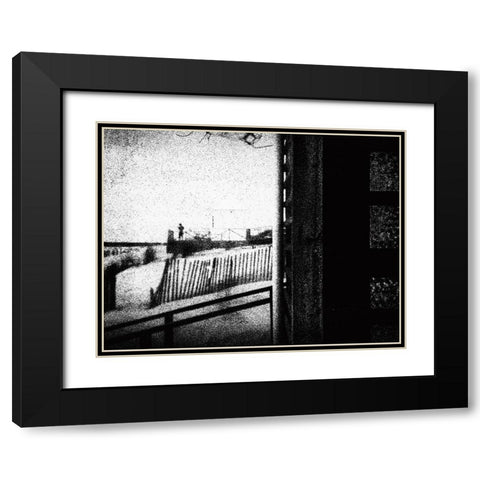 No Tomorrow Black Modern Wood Framed Art Print with Double Matting by Correia, Rui