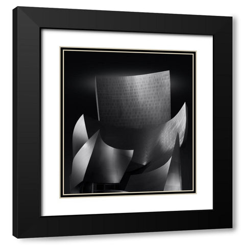 The Concert Black Modern Wood Framed Art Print with Double Matting by Garcia, Helena