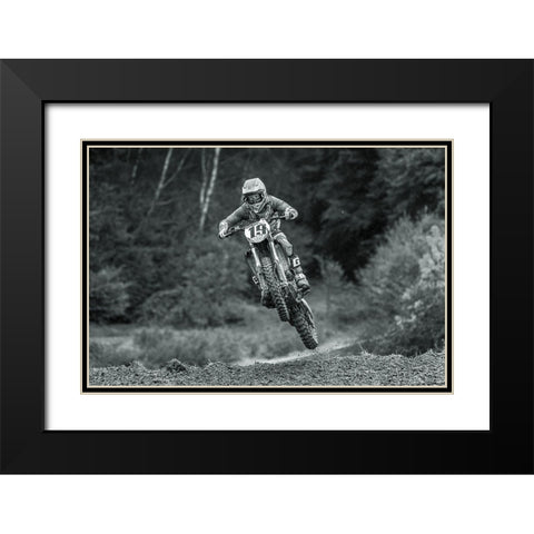 19 Black Modern Wood Framed Art Print with Double Matting by Stepanov, Dmitry