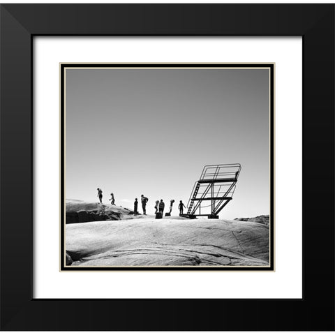 Abandoned Black Modern Wood Framed Art Print with Double Matting by Ogazzi, Alex