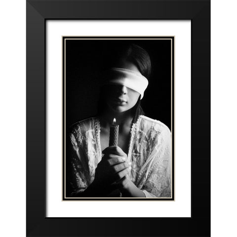 not see Black Modern Wood Framed Art Print with Double Matting by Heydari, Amir