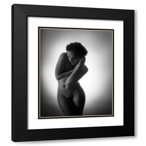 Highlighted Black Modern Wood Framed Art Print with Double Matting by Brackstone, Mel