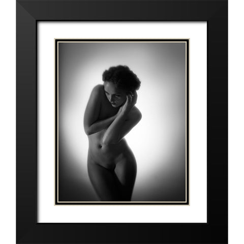 Highlighted Black Modern Wood Framed Art Print with Double Matting by Brackstone, Mel