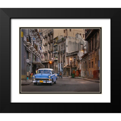 Good Evening 2 Black Modern Wood Framed Art Print with Double Matting by Creativeartsolution, Khoshro