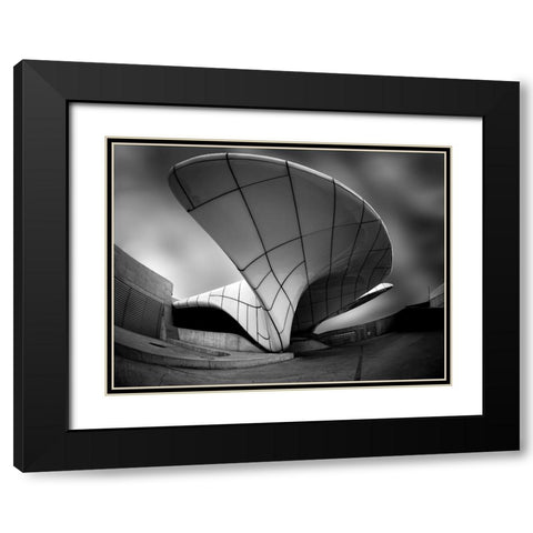 Hungerburg Station - Innsbruck Black Modern Wood Framed Art Print with Double Matting by Dan, Udrea