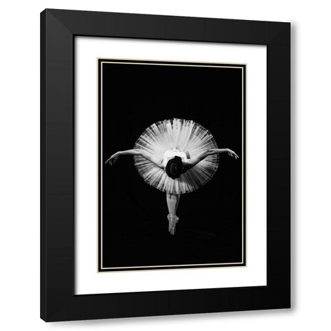 Finale Black Modern Wood Framed Art Print with Double Matting by Suntiniwat, Pattanawit