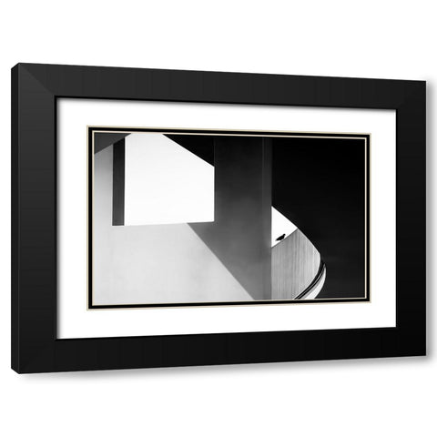 View Through Black Modern Wood Framed Art Print with Double Matting by Ruckert, Stephan