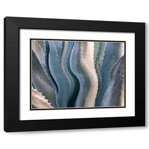 Sonoma Summertime Roadside Abstract Black Modern Wood Framed Art Print with Double Matting by Wechsler, Robin