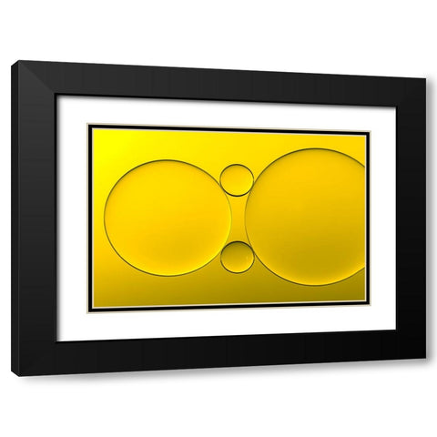 Parejas Black Modern Wood Framed Art Print with Double Matting by Luis Martinez, Antonio