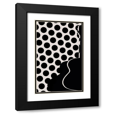 my spanish guitar Black Modern Wood Framed Art Print with Double Matting by Natalia