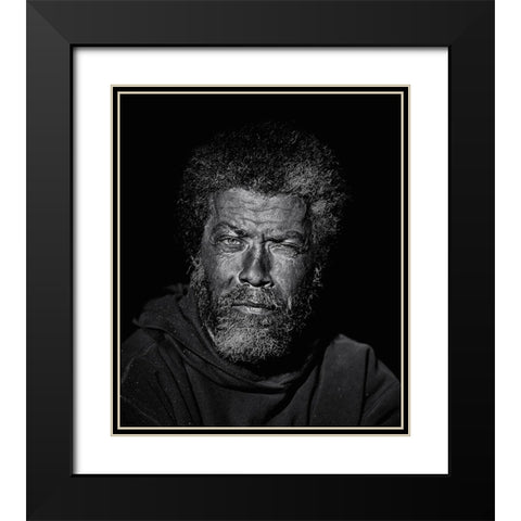 Another Day ... Black Modern Wood Framed Art Print with Double Matting by Verdon