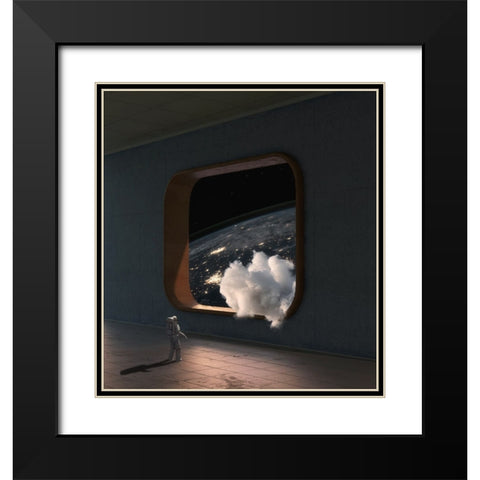 Am‚E™Cš„Ae—Pe—A Black Modern Wood Framed Art Print with Double Matting by CVV