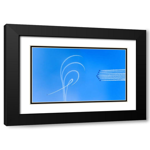 Donaat Pass Me By Black Modern Wood Framed Art Print with Double Matting by Punyet Miro, Carles