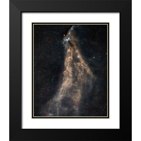 Southern Crown Black Modern Wood Framed Art Print with Double Matting by Chander, Vikas