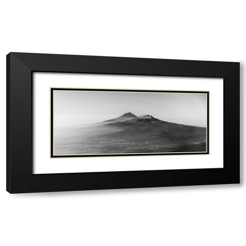 Flying Over Mexico Black Modern Wood Framed Art Print with Double Matting by Nero, Andrea