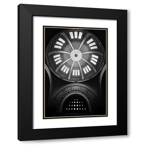 Untitled Black Modern Wood Framed Art Print with Double Matting by Hishamtwhed