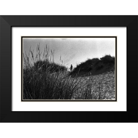 Despite The Night Black Modern Wood Framed Art Print with Double Matting by Aurora