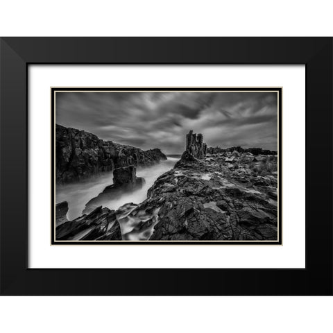 The Land Before Time Black Modern Wood Framed Art Print with Double Matting by Sowter, Ashley